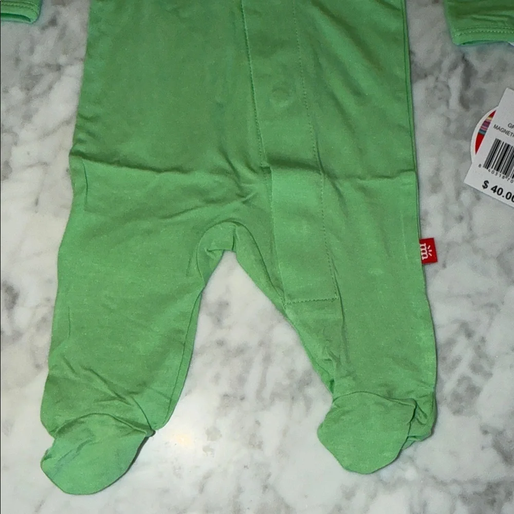 NWT Magnetic Me Modal Green Footie